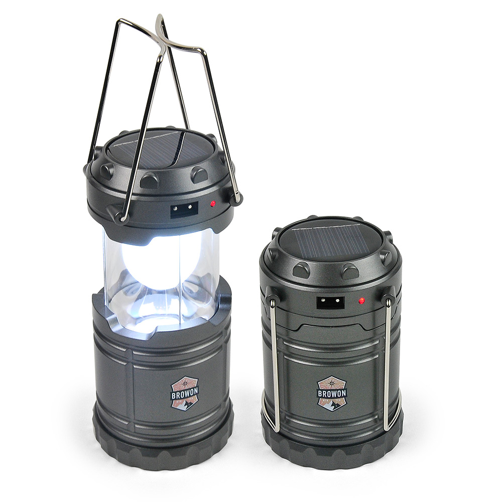 Gray Collapsible Lantern Browon