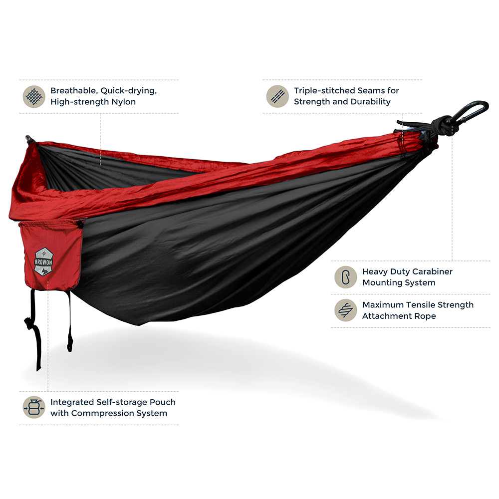 Red Black Hammock